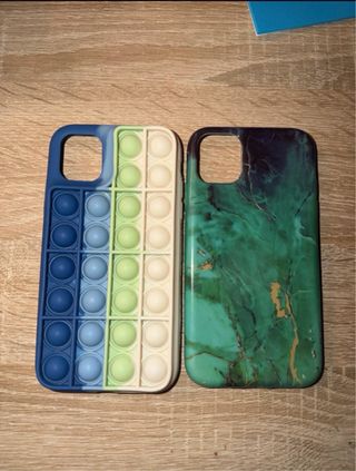 Cover iPhone 11 Pop It e Marmo