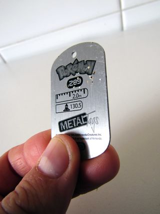 Slaking / Pokemon Metal Tags