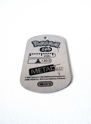 Slaking / Pokemon Metal Tags