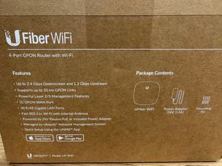 Ubiquiti UFiber UF Wifi Puertos LAN + Puerto Fibra