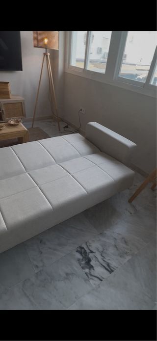 Sofá Cama Beige Nuevo