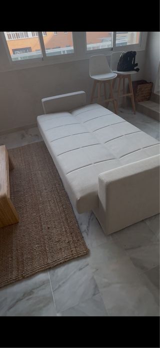 Sofá Cama Beige Nuevo