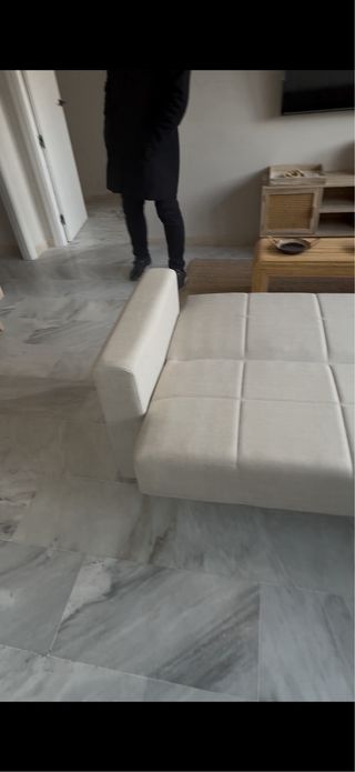 Sofá Cama Beige Nuevo