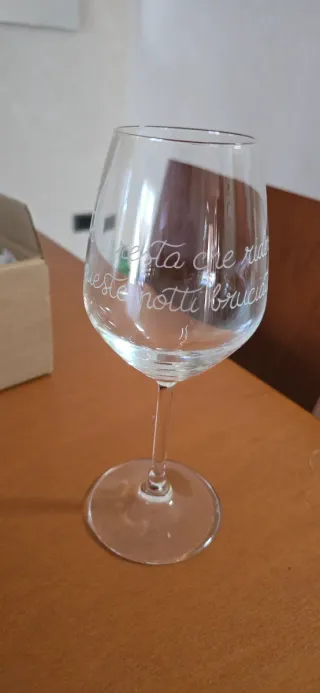 2 Calici Incisi a Mano