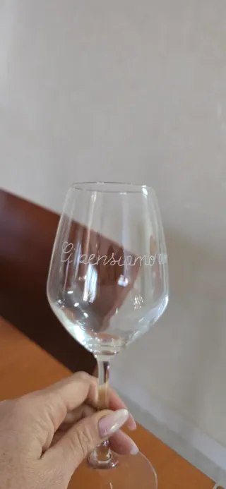 2 Calici Incisi a Mano