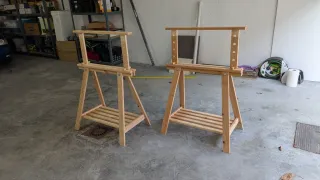 Caballetes madera Astigarraga regulables