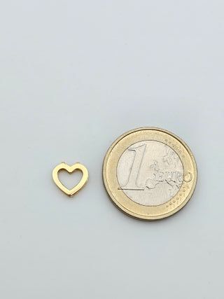 Colgante de Oro 18K Corazón pequeño, 0,25gr, 0,8cm