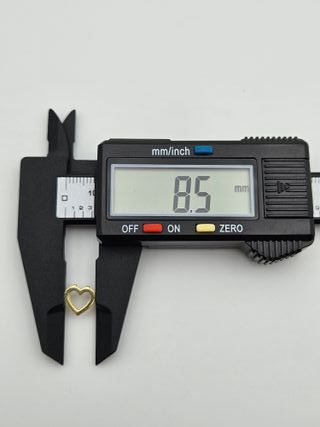 Colgante de Oro 18K Corazón pequeño, 0,25gr, 0,8cm