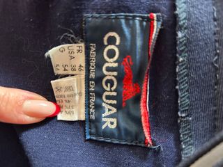 Mono Esquí Mujer Couguar T.38 Azul Marino/Rojo