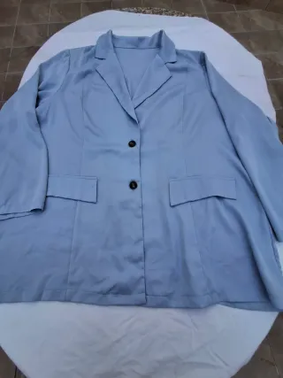 Chaqueta Talla 3XL Azul. Medidas en descripción
