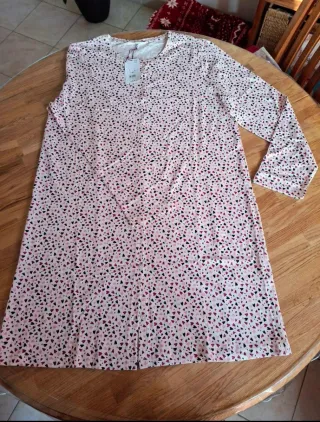 2 Camicie da notte Nymos 100% cotone