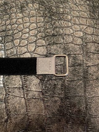 Correa Nato Nasa 20mm Negra y Plateada