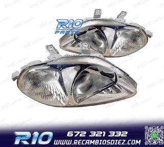 FAROS PARA HONDA CIVIC 3 4P 95-98