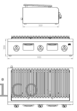 Barbacoa Gas Serie 500 - B900