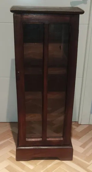 VITRINA - ESTANTERÍA MADERA NATURAL - LIBRERÍA