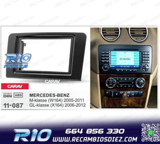 MARCO NEGRO RADIO 2-DIN MERCEDES CLASE ML W164 CLASE GL X164