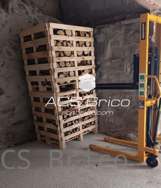 Transpaleta Apilador Elevador de Palets Manual 700 Kg - 1600 mm - 65341 - Mader