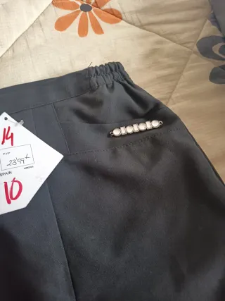 Falda negra talla 48
