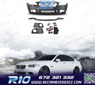 KIT CARROCERIA BMW F11 TOURING LOOK M 10-13 PDC + LAVAFAROS