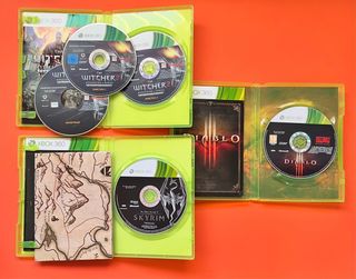 Xbox 360 Juegos: The Witcher 2, Diablo 3, Skyrim