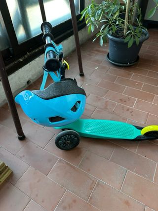 Patinete 3 Ruedas Oxelo niños con casco incluido