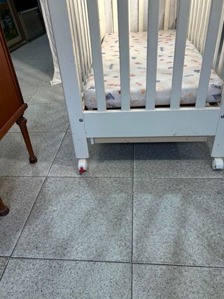 Cuna bebé con cajón y colchón