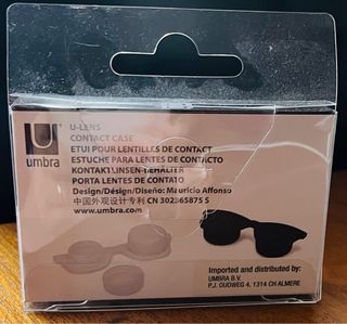 Estuche Lentes Contacto Umbra Negro