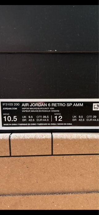 Air Jordan 6 Retro SP AMM