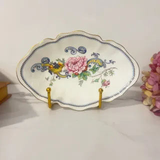 Bandeja Porcelana Inglesa Floral Crown