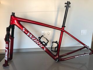 Cuadro S-Works Epic HT + Horquilla Sid Brain+ tija