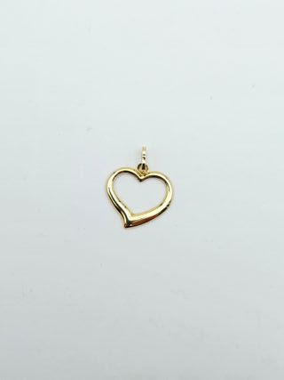 Colgante de Oro 18K, Corazón, 0,3gr, 1,5cm