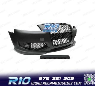 PARAGOLPES DELANTERO AUDI A3 8P 04-08 LOOK RS3 NEGRO