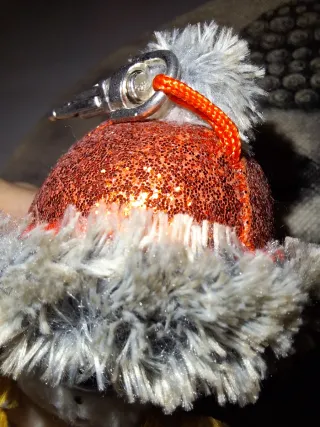 Llavero Muñeco de Nieve Peluche