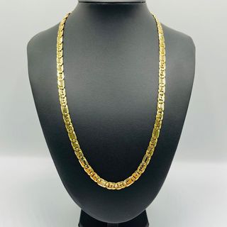 CADENA TIPO CARTIER MACIZA 2-1. Oro 18k. Peso: 54g