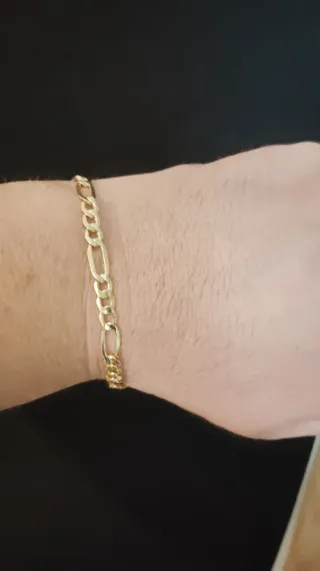 PULSERA CAR ORO 18 NUEVA FABRICACIÓN