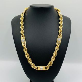 CORDÓN SALOMONICO MEDUSA. Hueco. Oro 18k.