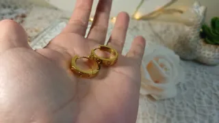 Pendientes Aro Pequeño Chapado Oro 18k