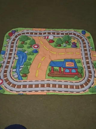 Tapete de juego infantil tren