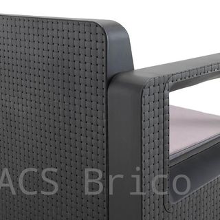 Muebles Jardín Venus Tete a Tete Grafito