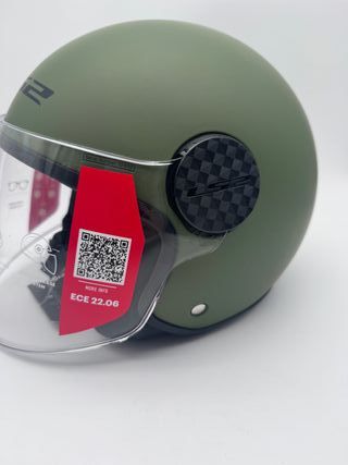 Casco Moto Jet LS2 Sphere Lux II Solid Military, S