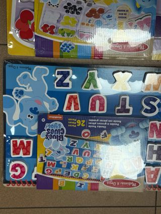 Lote 2 Puzzles Madera Blue's Clues Melissa & Doug