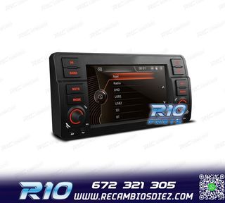 RADIO NAVEGADOR 7" BMW SERIE 3 E46 98-06 USB GPS TACTIL HD T
