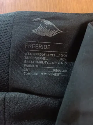 Pantalón esquí hombre Wedze SKI-P500 Negro