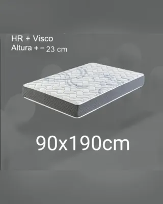 LIQUIDACION HR + Visco 90x190cm - 23cm
