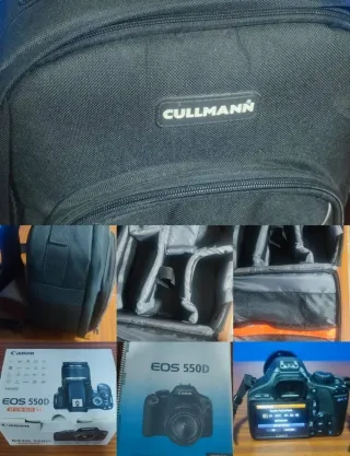 Cámara Canon EOS 550D Negra