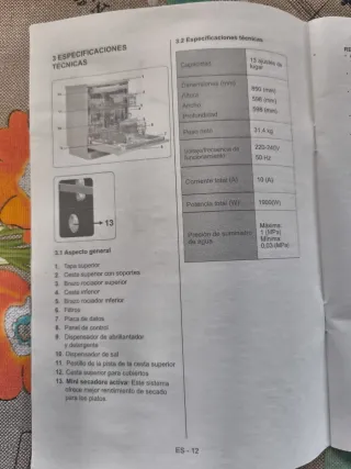 Lavavajillas NEW POL NWD3606DX INOX