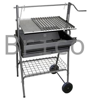 Barbacoa Brava Con Ruedas 80x50x115 cm - Orework