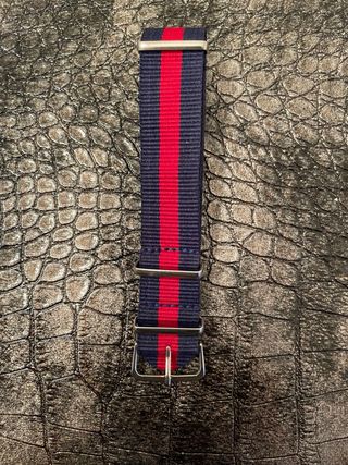 Correa Nato 20mm Azul y Roja