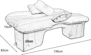 Colchón Hinchable para Coche SUV Beige