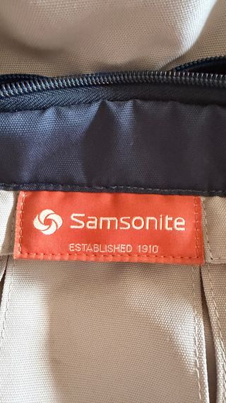 Mochila Samsonite Beige/Azul